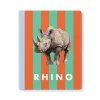 Striped Rhino Exercise Book