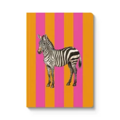 Striped Zebra A5 Perfect Bound Notebook
