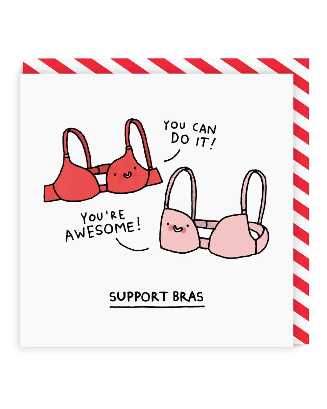 Support Bras Greeting Card | Gemma Correll Cards on Ohh Deer