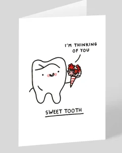 Sweet Tooth Thinking Of You Card | Ohh Deer
