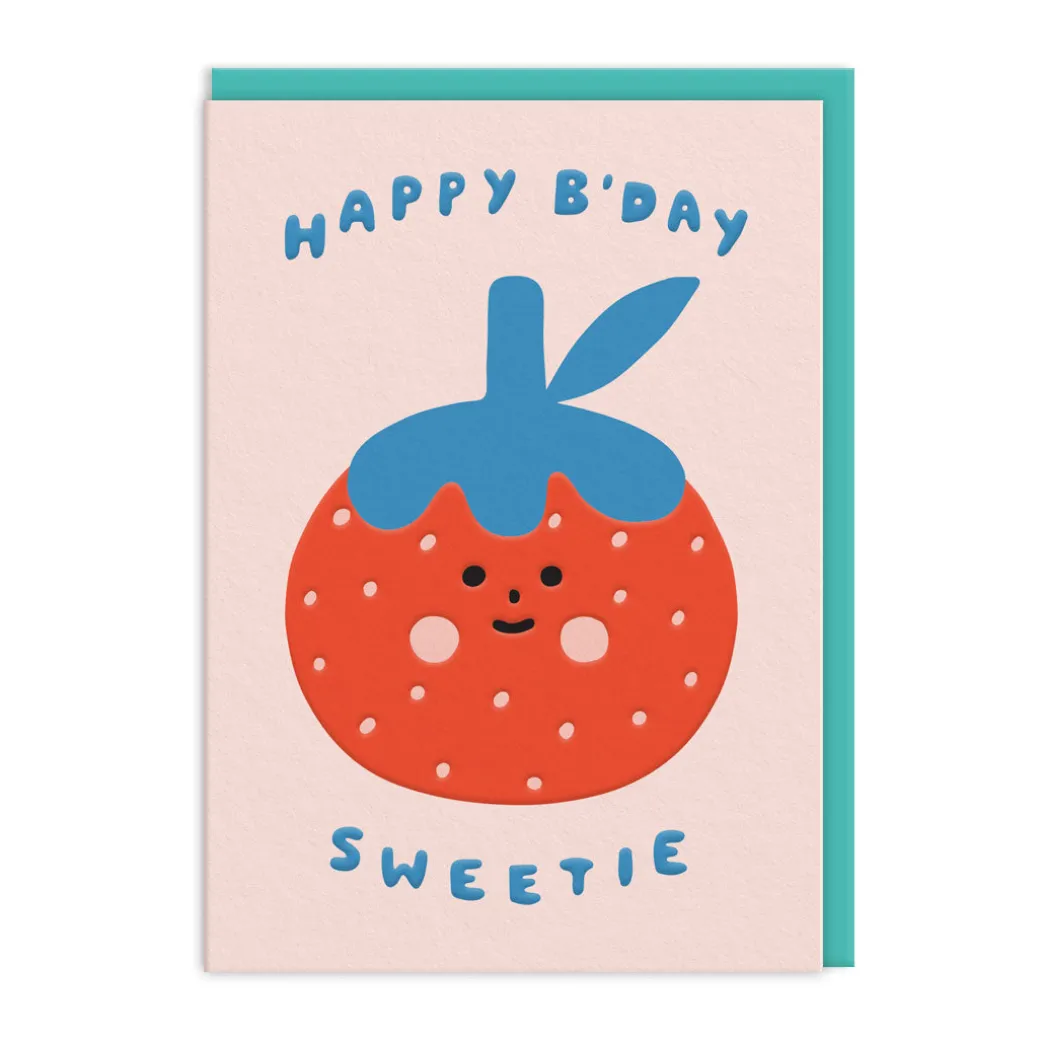Sweetie Strawberry Birthday Card 🍓 | Ohh Deer