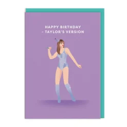 Taylor Swift Happy Birthday Card