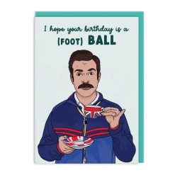 Ted Lasso Birthday Card ⚽️🇬🇧 | Ohh Deer