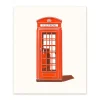 Telephone Box Riso Print (12x10)