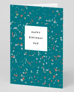 Terrazzo Dad Birthday Card | Ohh Deer