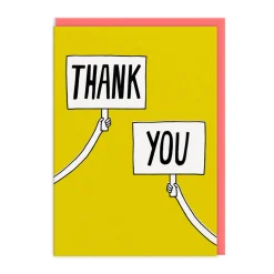 Thank You Signs Greeting Card - Ashkahn | Ohh Deer