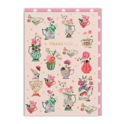 Thank you Vases Greeting Card