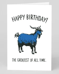 The G.O.A.T. Birthday Card | Ohh Deer