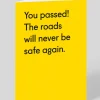 The Roads Will Never Be Safe Again Congratulations Card | Ohh Deer