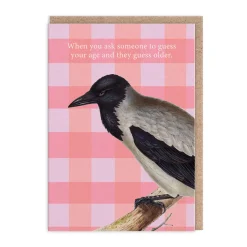They Guess Older Greeting Card