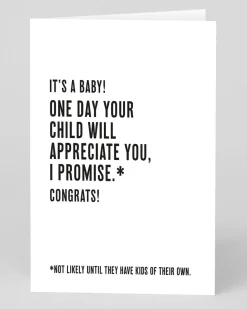 They Will Appreciate You Eventually New Baby Card | Ohh Deer