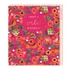 Tiger Floral Large Birthday Card | Ohh Deer