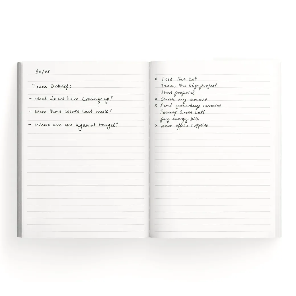 Time Travel A5 Perfect Bound Notebook