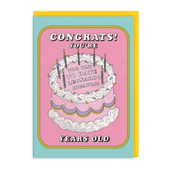 Too Old For Leo Birthday Card - Party Mountain Paper Co | Ohh Deer