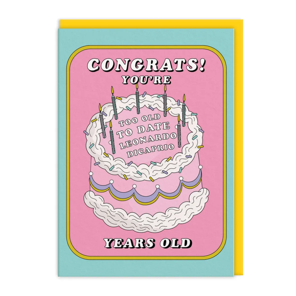 Too Old For Leo Birthday Card - Party Mountain Paper Co | Ohh Deer