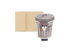 Trash 3D Pop Up Greeting Card | Ohh Deer