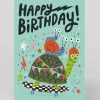 Turtle and Snail Skateboard Birthday Card | Ohh Deer