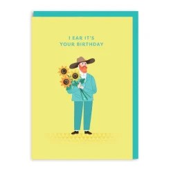 Van Gogh Ear Birthday Card | Ohh Deer