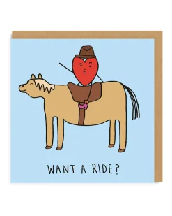 Want a ride? Valentine's Day Card | Ohh Deer