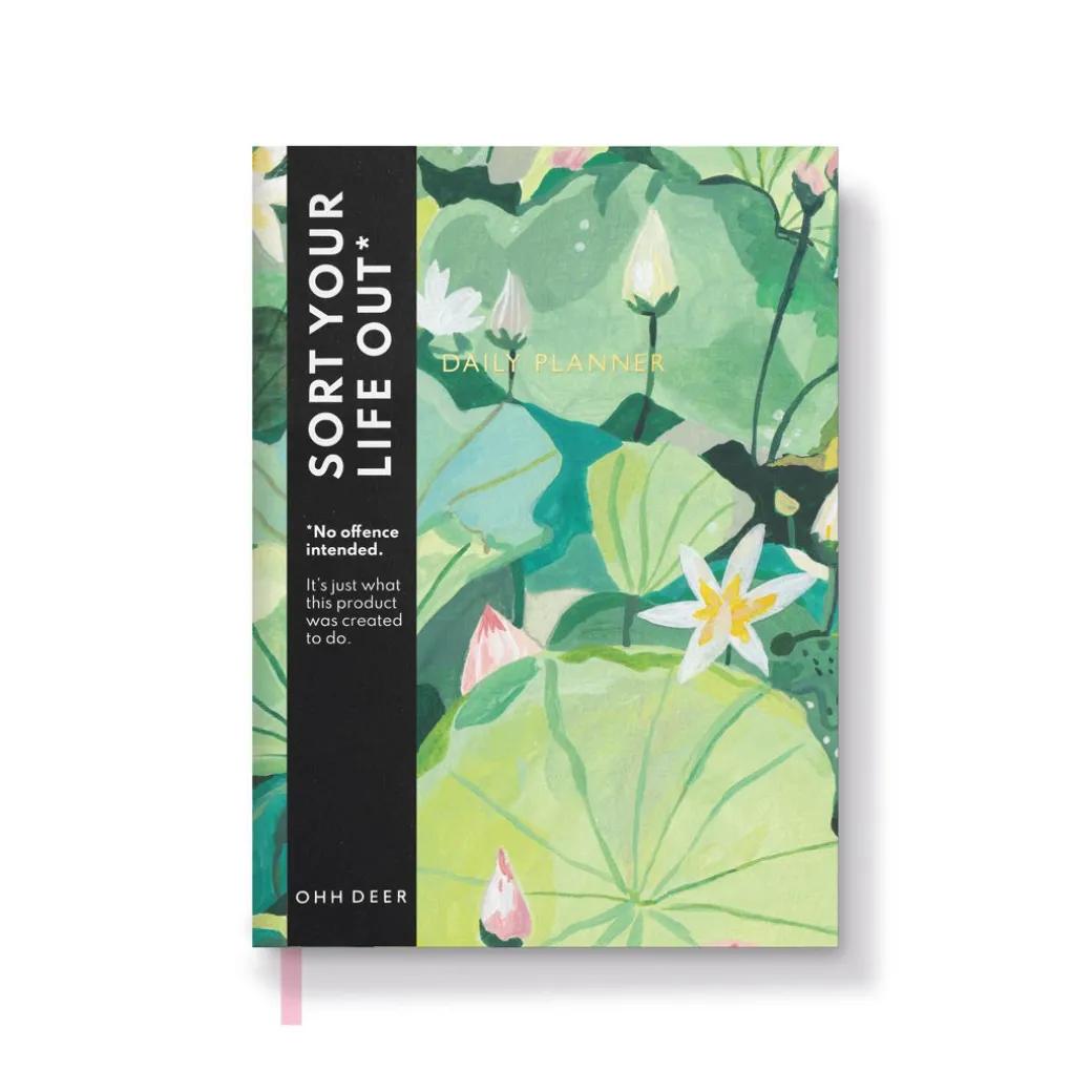 Water Lilies Linen Daily Planner | Journal | Ohh Deer