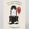 Wednesday Addams Funny Birthday Card | Ohh Deer