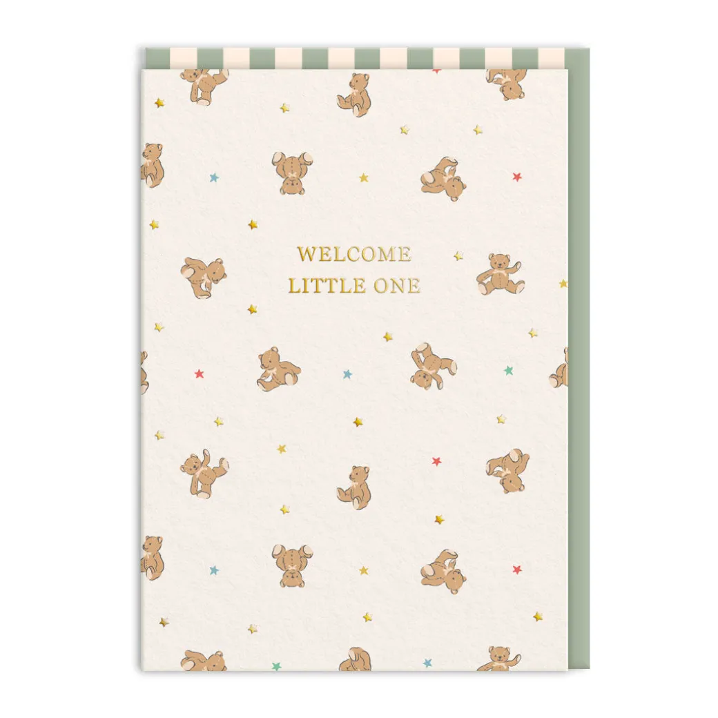 Welcome Little One Bears Greeting Card