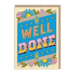 Well Done Lettering Greeting Card