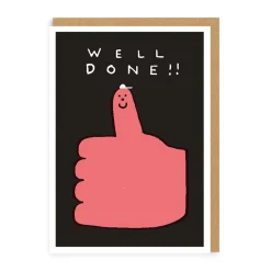 Well Done Thumbs Up Greeting Card | Ohh Deer