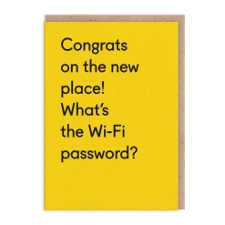 What's The Wifi Password Greeting Card
