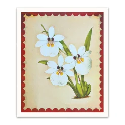 White Orchid Riso Print (12x10)