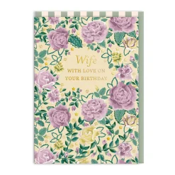 Wife With Love On Your Birthday Card