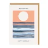 Wishing You Happy Birthday Stripes Card | Ohh Deer
