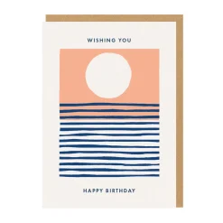 Wishing You Happy Birthday Stripes Card | Ohh Deer