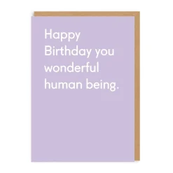 Wonderful Human Being Birthday Card | Ohh Deer