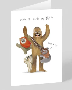 Wookie Hairy Father's Day Card | Ohh Deer
