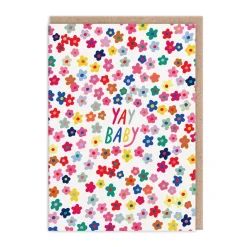 Yay Baby Flowers New Baby Card 🌸👶 | Ohh Deer