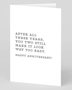 You Two Still Make It Look Easy Anniversary Card | Ohh Deer