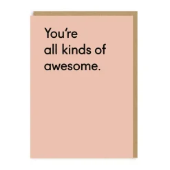 You're All Kinds of Awesome Greeting Card | Ohh Deer