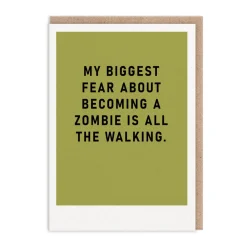 Zombie All The Walking Greeting Card 🚷 | Ohh Deer